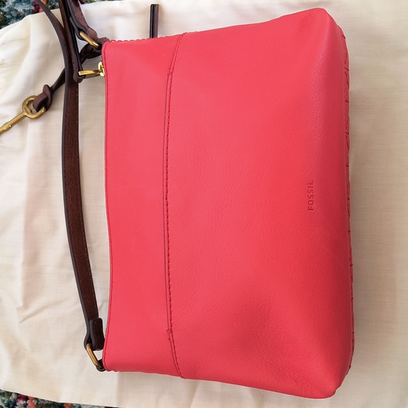 Fossil Coral Quilted Leather Purse - Picture 6 of 8